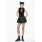 Dark in Love Metal Tactical Punk Skirt