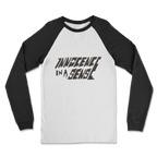 Innocence Women's Classic Raglan Long Sleeve Shirt Black White Unisex