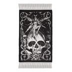Fairy Skull Rug Gothic Woven Cotton Home Decor Alchemy Gothic RUG8