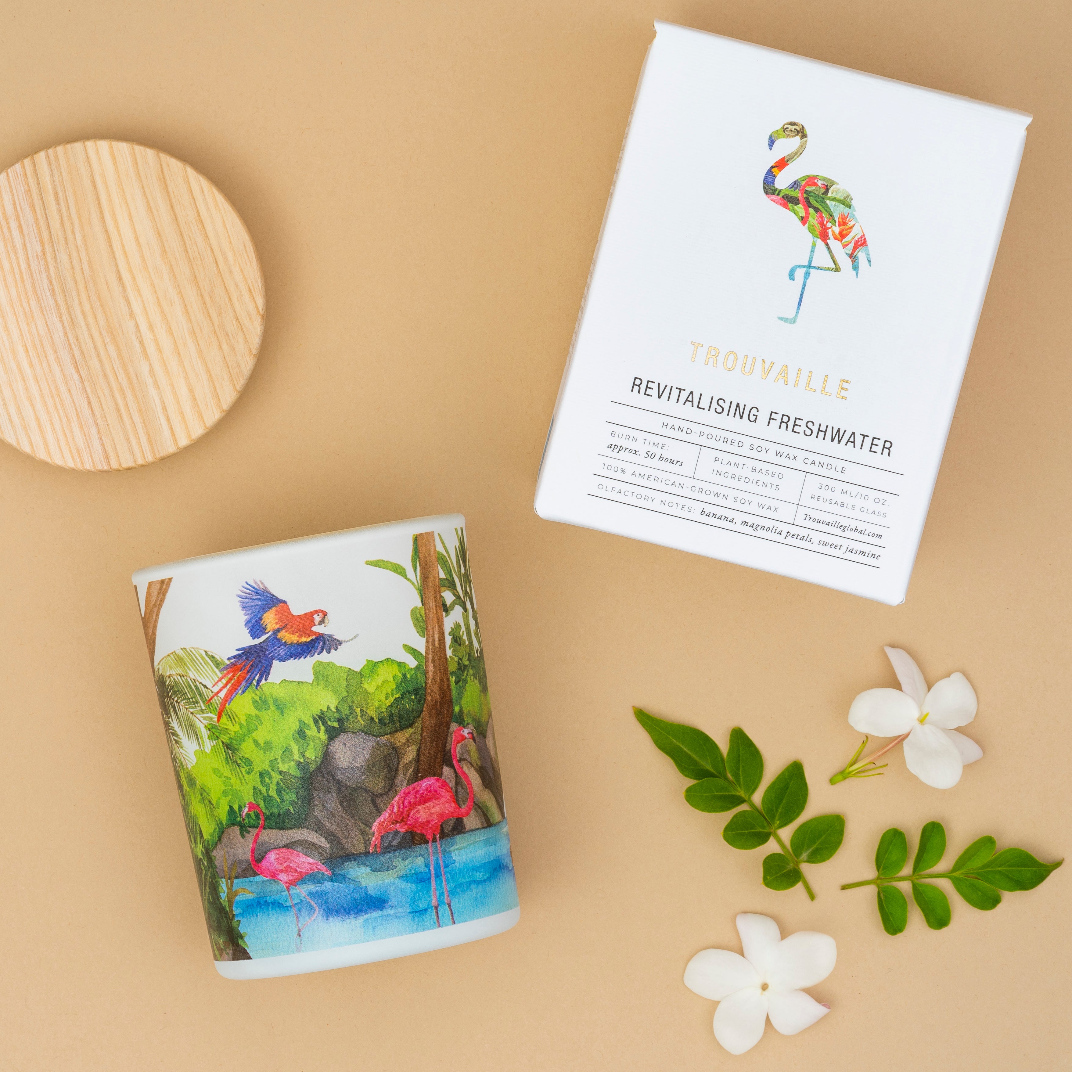 Freshwater Soy Scented Candle | Revitalising Tropical Blend