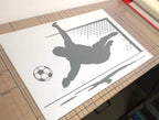 Basketball Wall Sticker – Sports Silhouette Wall Decor