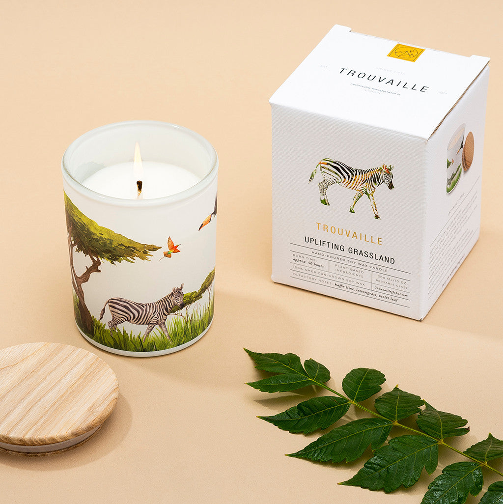 Grassland Soy Scented Candle | Uplifting Citrus Blend