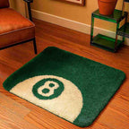 Green 8 Ball Accent Door Mat green