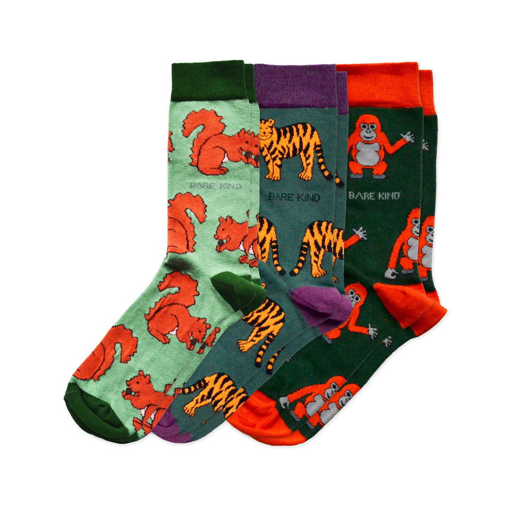 Green Lover 3 Bamboo Sock Set