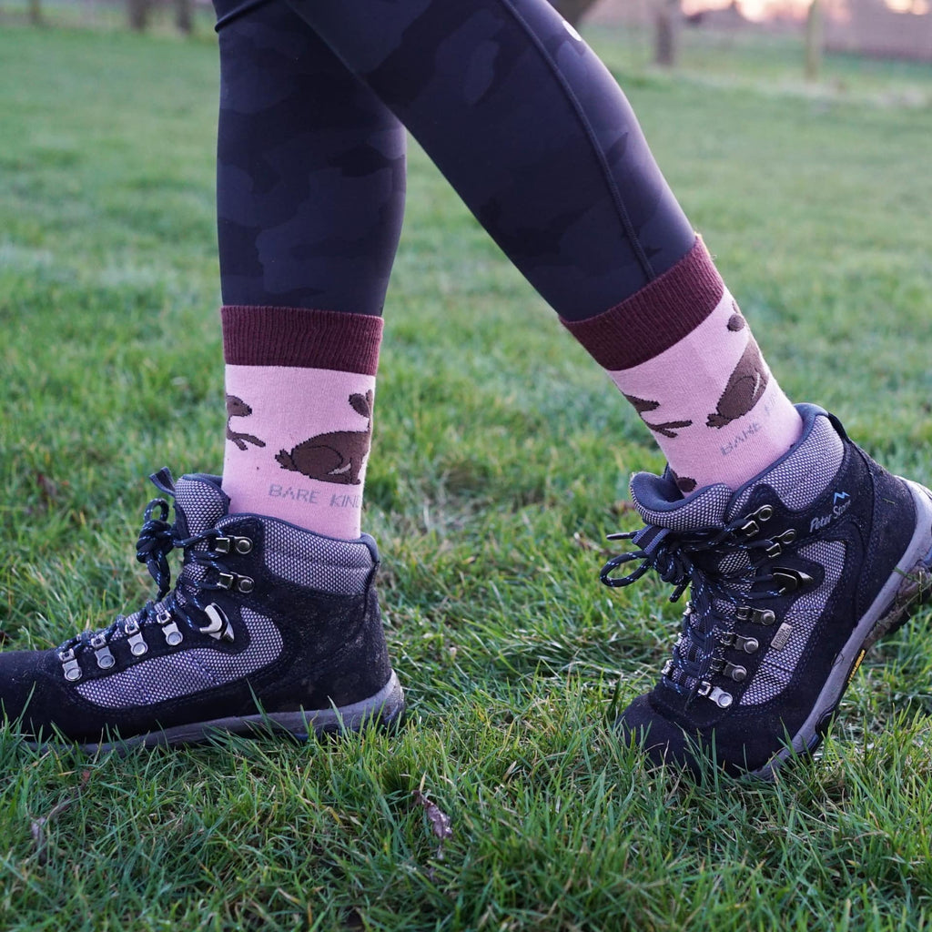 Save the Hares Bamboo Socks