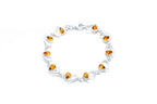 Amber Heart Bracelet