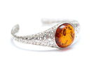 Handmade Modern Amber Arm Cuff