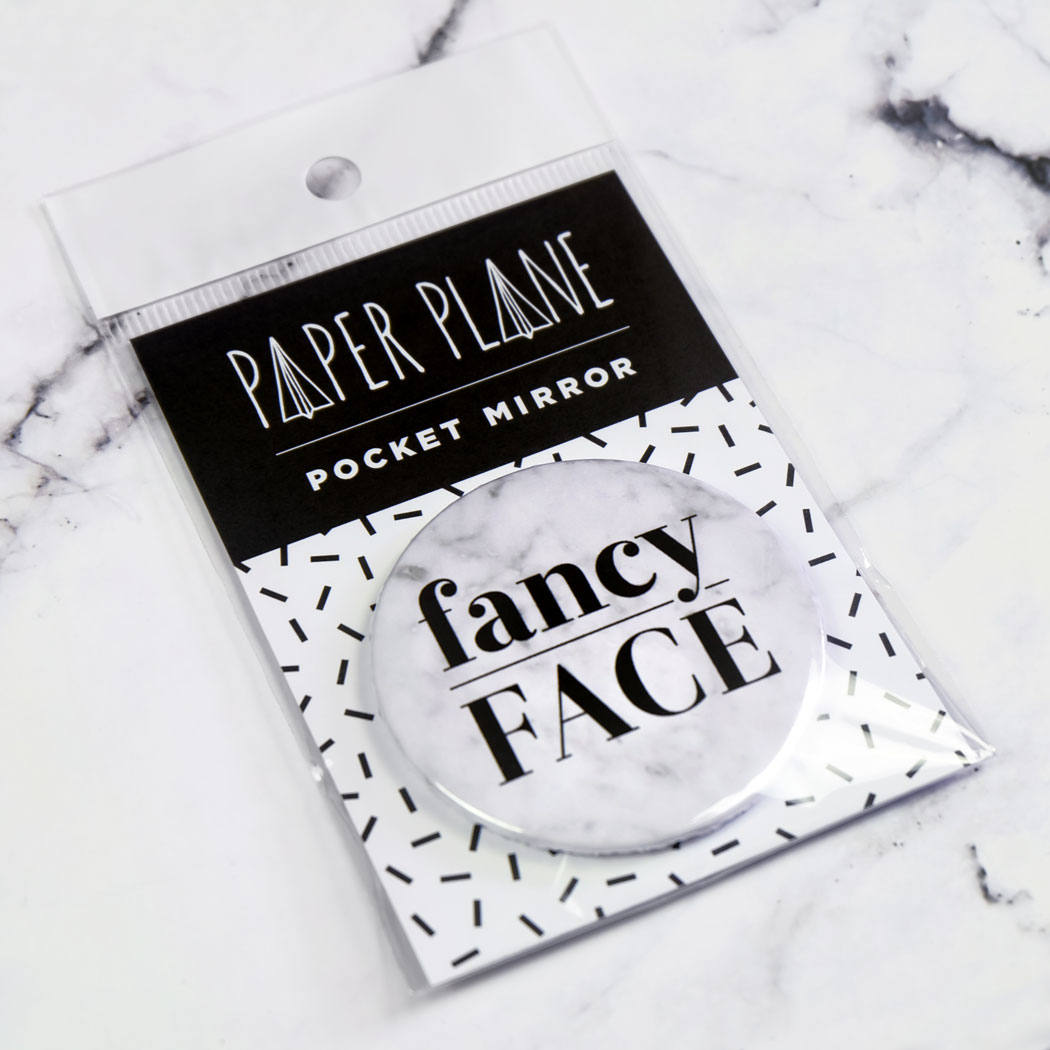 Fancy Face Pocket Mirror/Badge/Bottle Opener