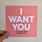 I Want You Card