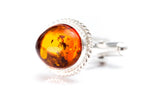 Quintessence Statement Amber Cufflinks