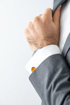Quintessence Statement Amber Cufflinks