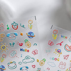 Hello Claws | Lovely Drawing Embossed Pattern Design Nail Deco Sticker