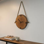 Wall Clock with Hanging Rope | Luxury Rustic Home Decor