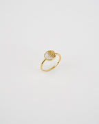 Sun Mother of Pearl Ring
