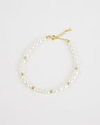 Seed Beaded Pearl Bracelet