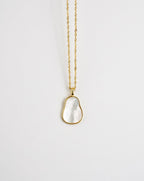 Wave Mother of Pearl Necklace