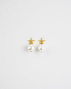 Star Fish Pearl Earrings