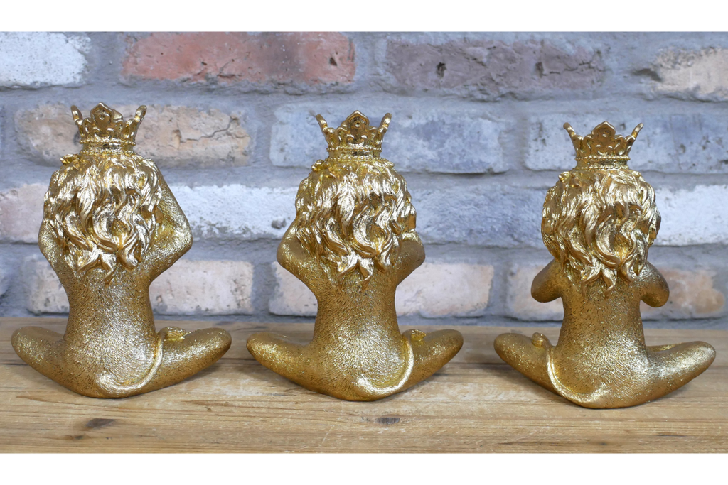 Set Of 3 Lions