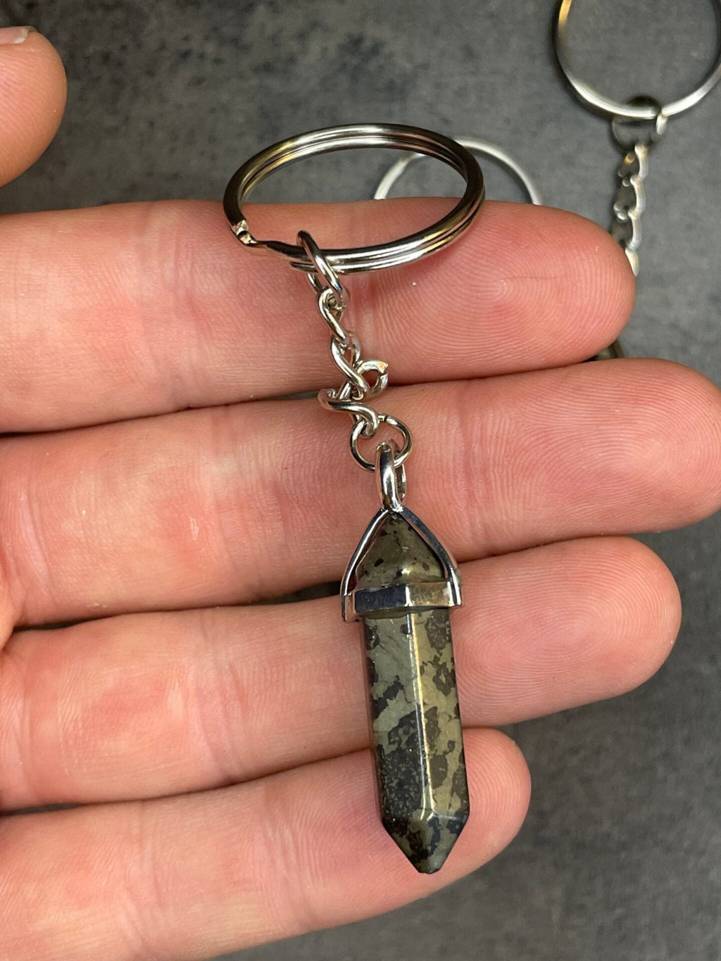Pyrite - Pendant keyring