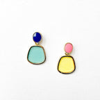 Kitty Mismatch Transparent Earrings
