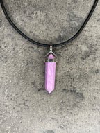 Inner Peace Pendant - Phosphosiderite With cotton chord necklace