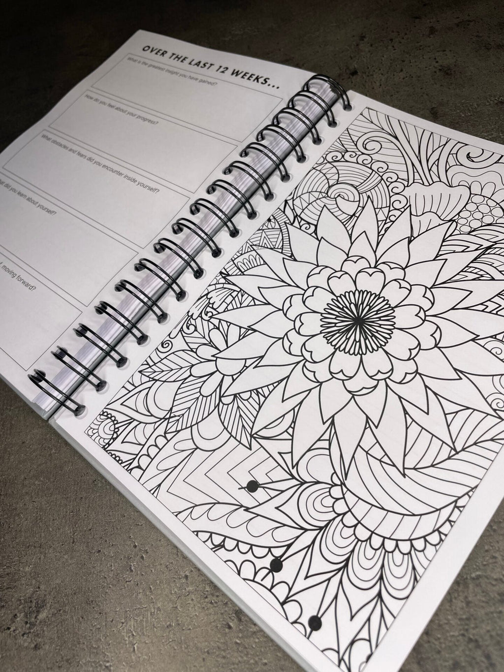 Wellbeing journal - Hardback, A5 (+ FREE CRYSTAL!)