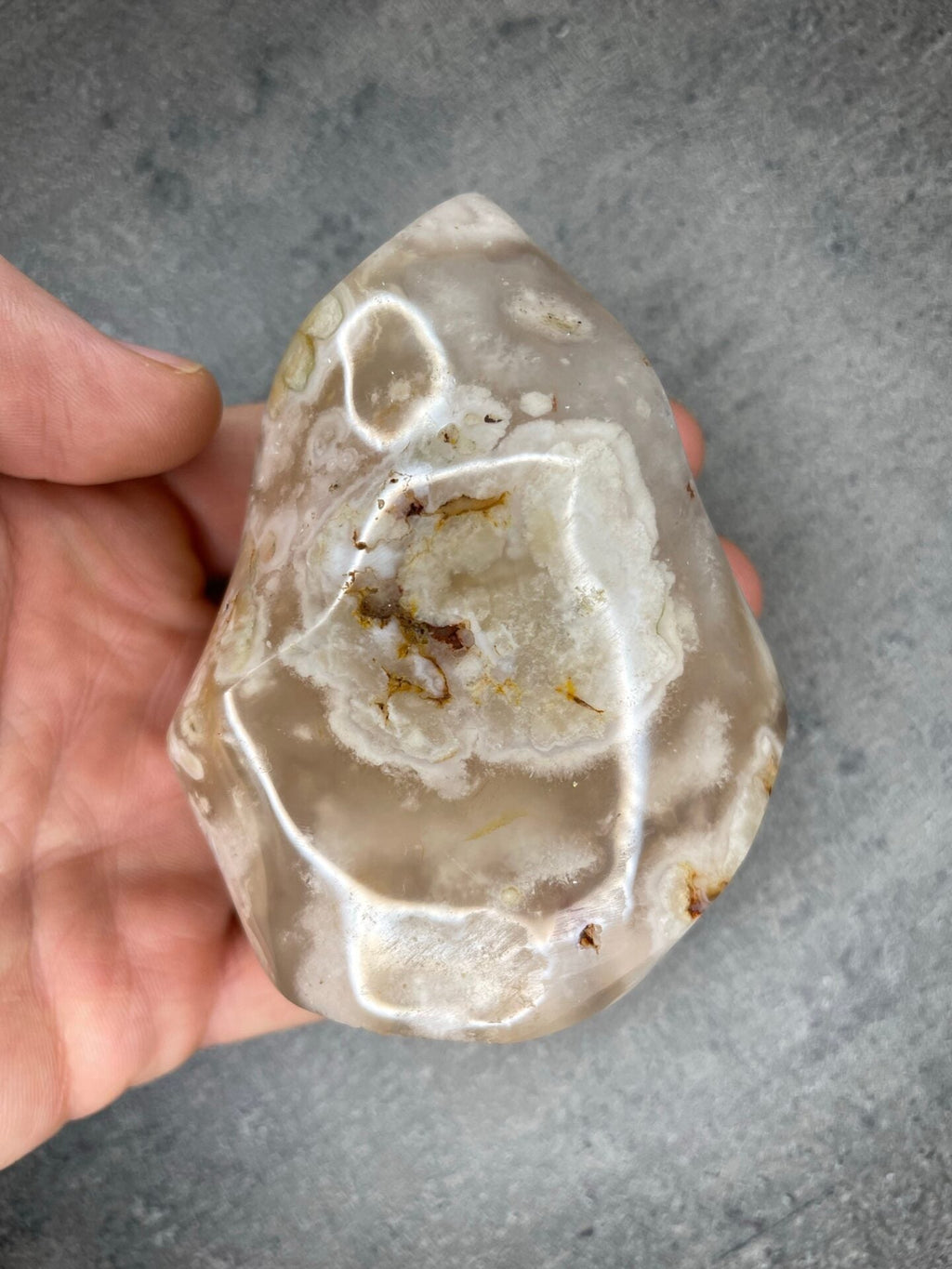 Flower agate - Flame