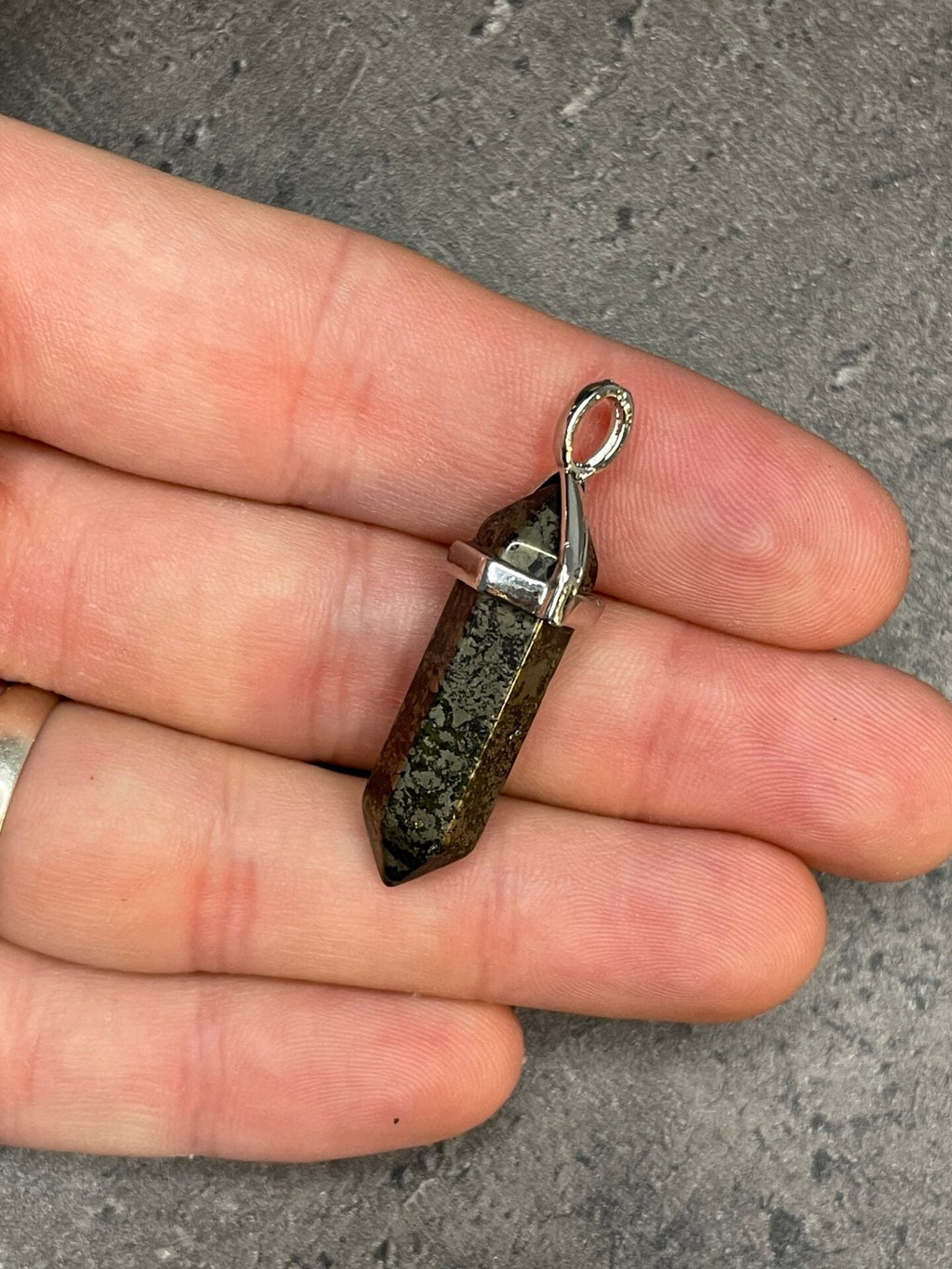 Abundance and wealth pendant - Pyrite Without necklace