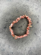 Rhodochrosite - Crystal chip bracelet