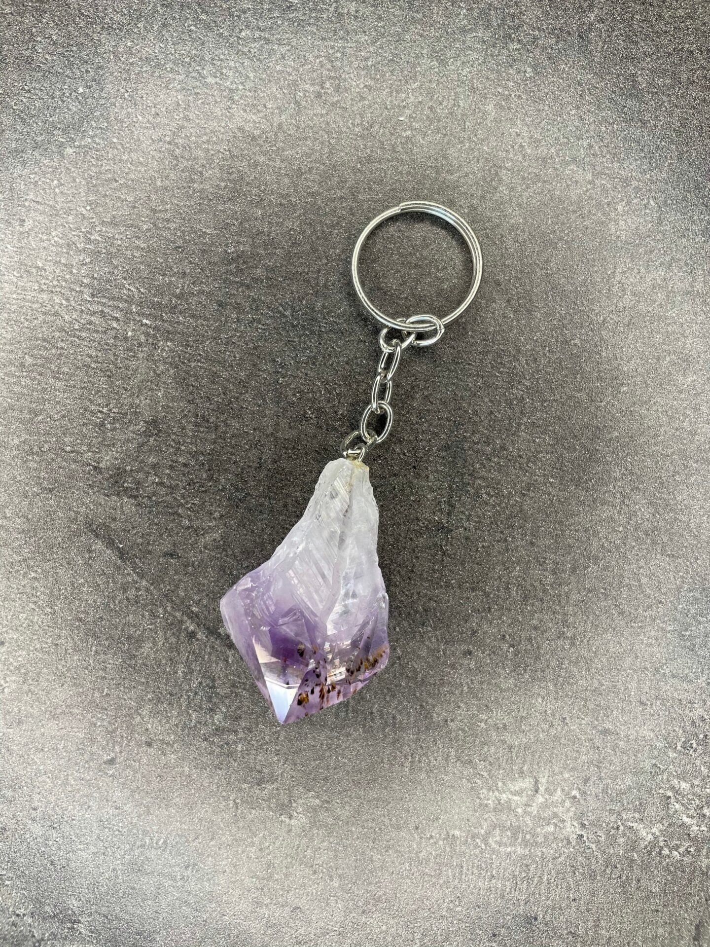 Amethyst - Keyring Rough
