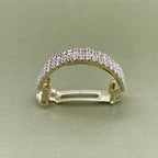 Cassandra Gold Diamante Ponytail Clip