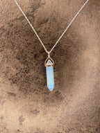 Confidence pendant - Opalite (sterling silver) With sterling silver necklace