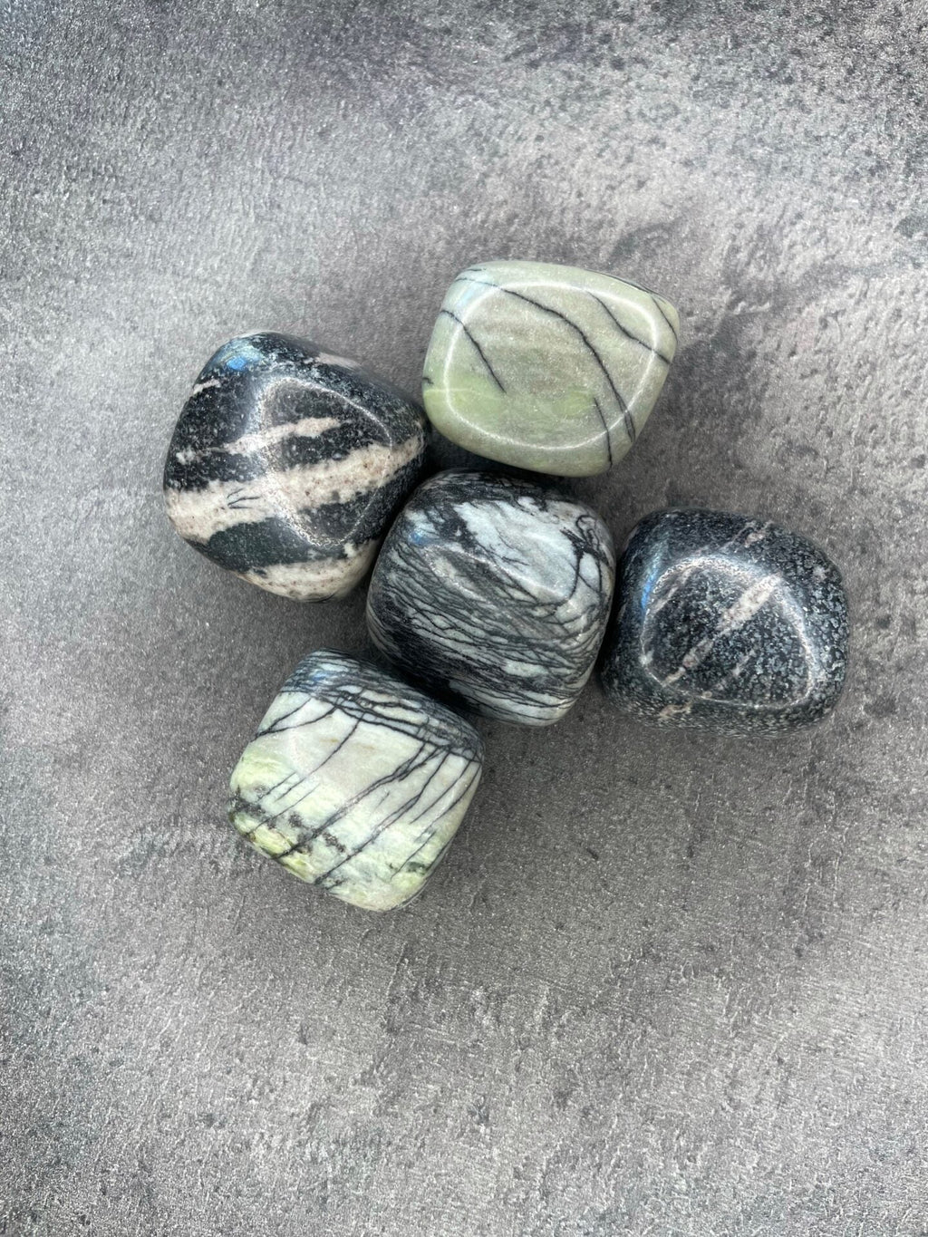 Spiderweb jasper - Tumblestone