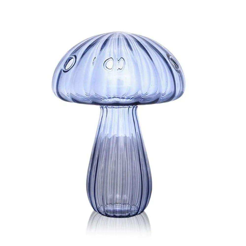 Jelly Mushroom Vase Small Blue