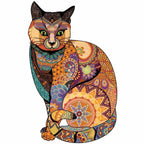 Wooden Animal and Nature Puzzles Cat