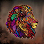 Wooden Animal and Nature Puzzles Lion