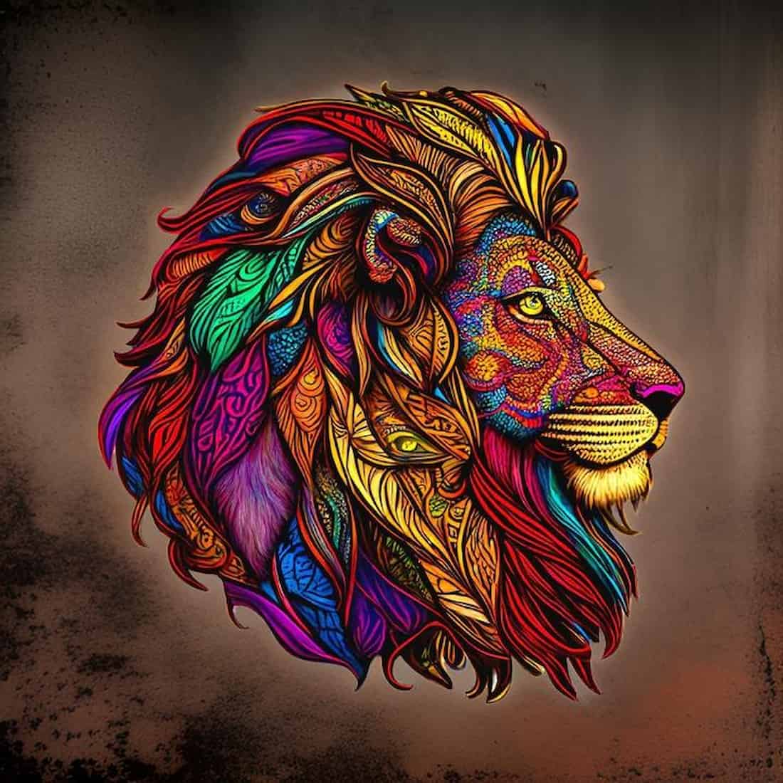 Wooden Animal and Nature Puzzles Lion