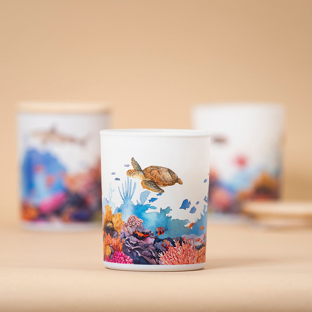 Marine Soy Scented Candle | Fresh Bergamot & Vetiver