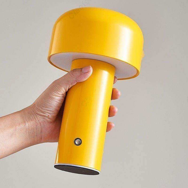 Mini Mushroom Desk Lamp (7 Colors) Yellow