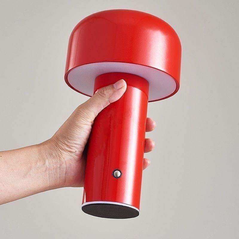Mini Mushroom Desk Lamp (7 Colors) Red