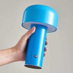Mini Mushroom Desk Lamp (7 Colors) Blue