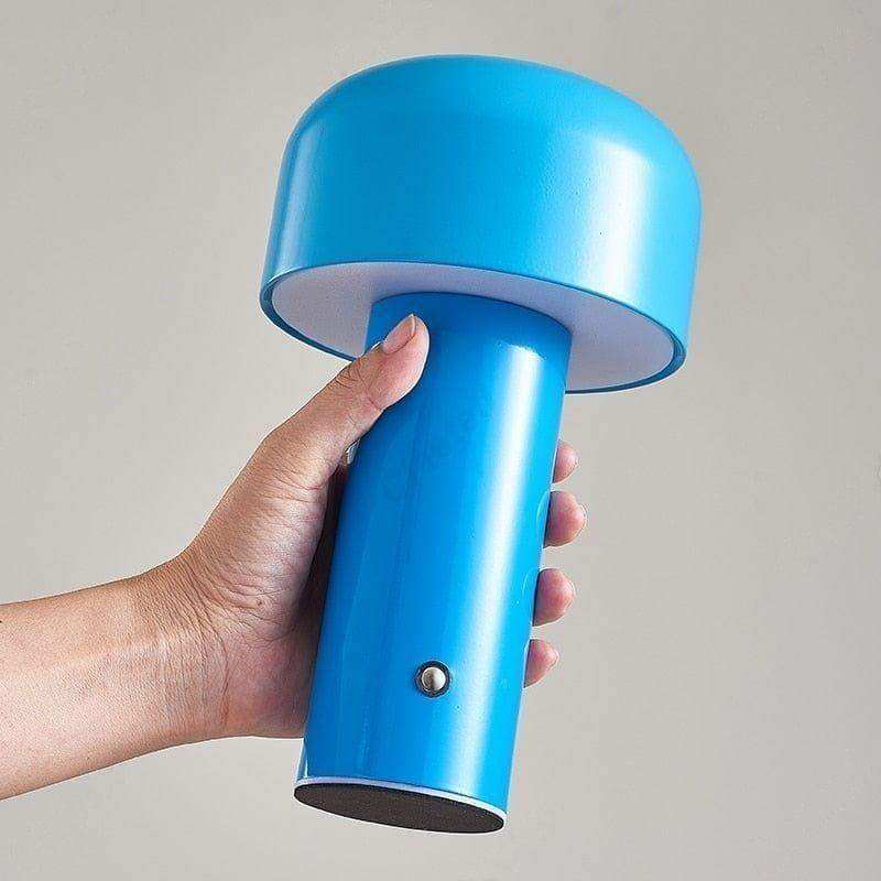 Mini Mushroom Desk Lamp (7 Colors) Blue