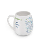 Minnesota Map Color In Travel Mug