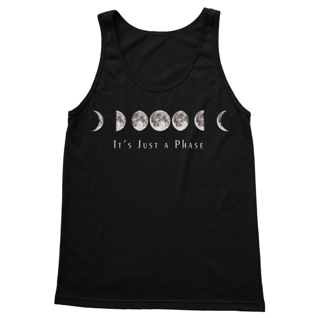 It’s Just a Phase | Moon Phases Gothic Vest Top Black