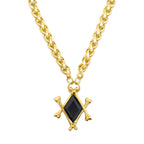 The Obsidian Marrow Necklace Gold Medium