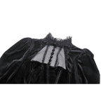 Dark in Love Inez Dark Elegant Velvet Lace Gown