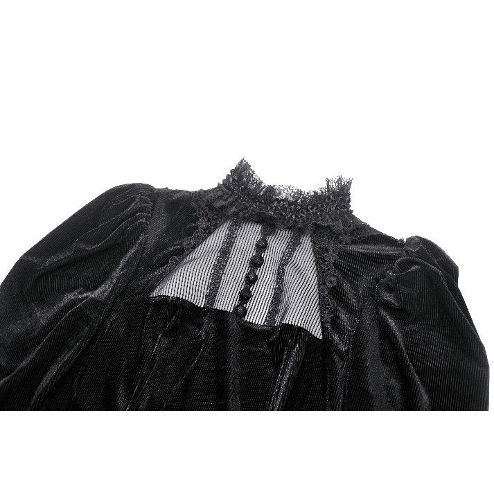 Dark in Love Inez Dark Elegant Velvet Lace Gown
