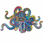 Wooden Animal and Nature Puzzles Octopus