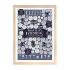 How To Mix Everything Print A3 in oak effect frame