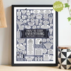 Personalised How To Cook Everything Vegetarian Print
